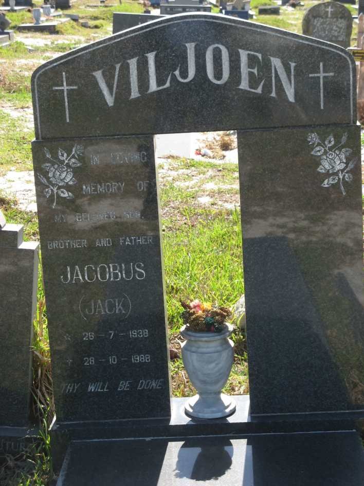 VILJOEN Jacobus 1938-1988