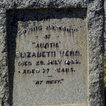 VENN Elizabeth -1922