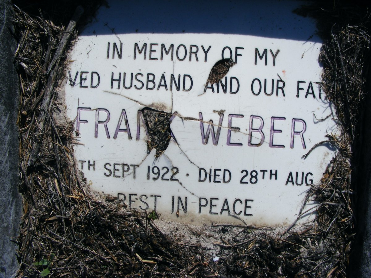 WEBER Frank 1922-????