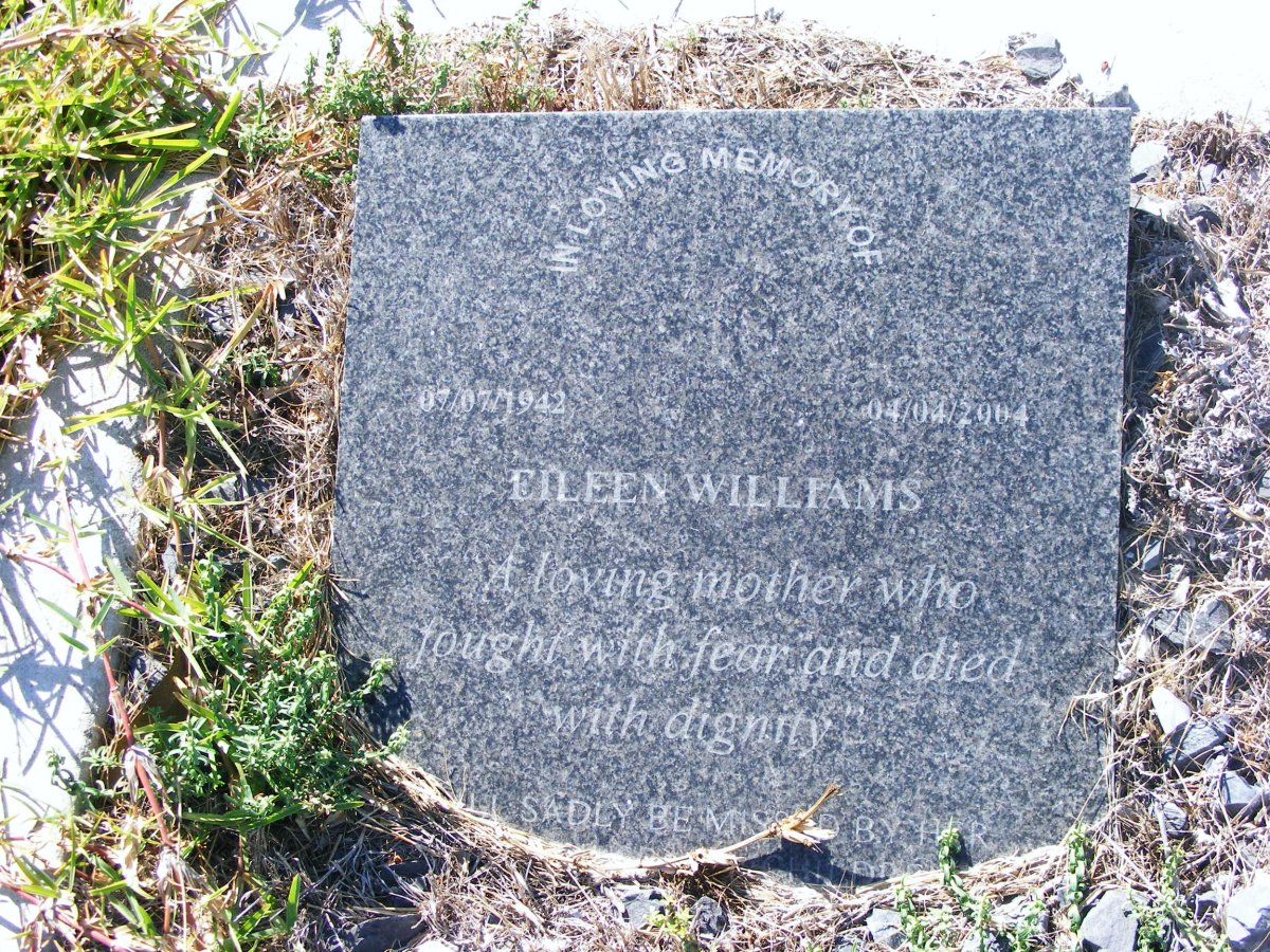 WILLIAMS Eileen 1942-2004