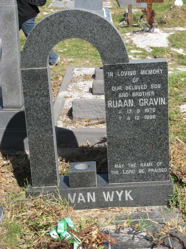 WYK Ruaan Gravin, van 1976-1996