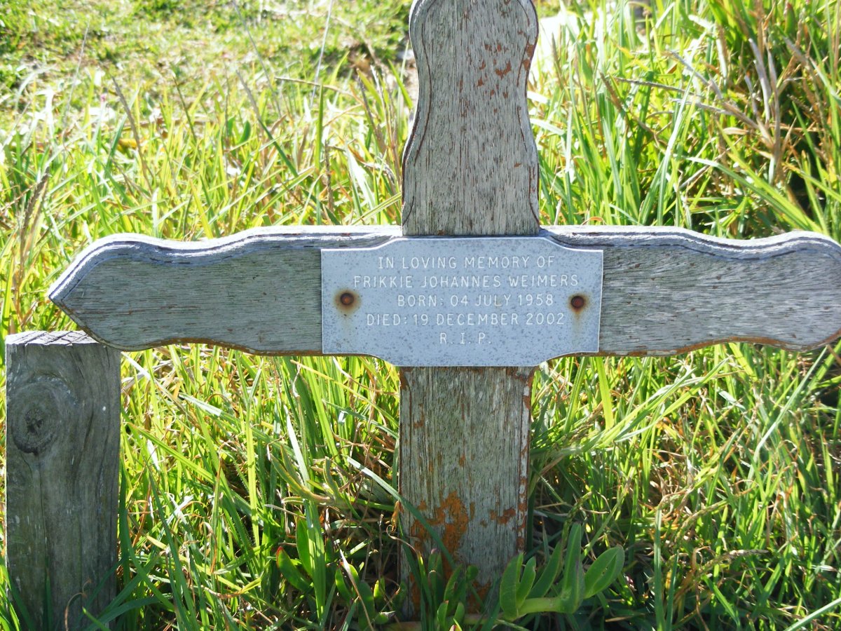 WEIMERS Frikkie Johannes 1958-2002