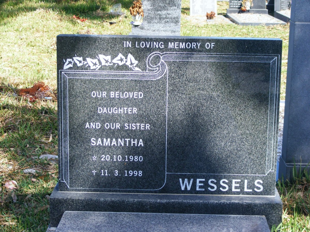 WESSELS Samantha 1980-1998