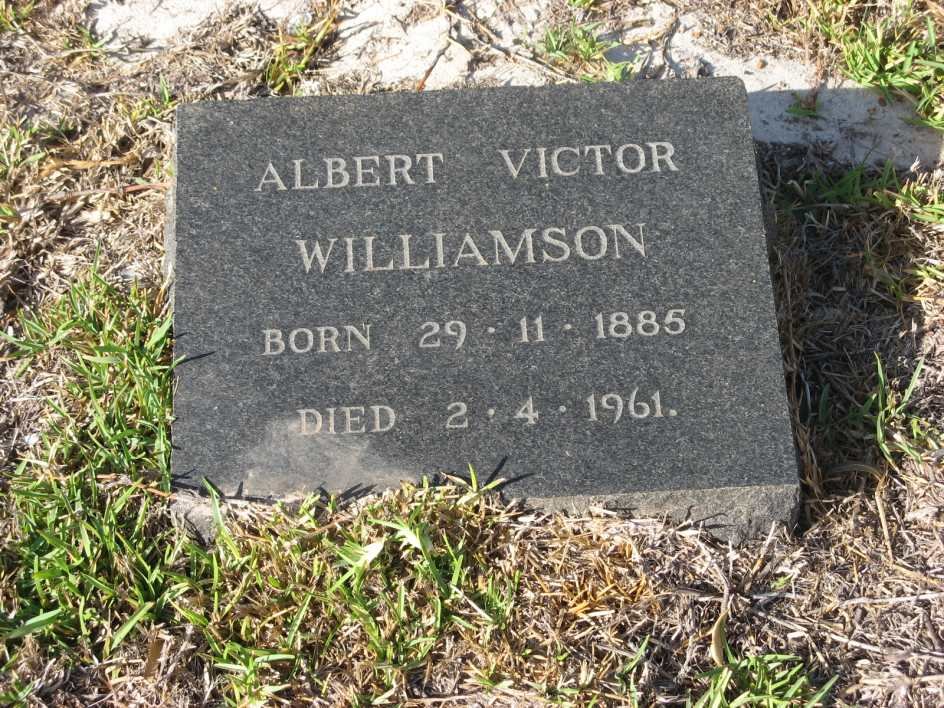 WILLIAMSON Albert Victor 1885-1961