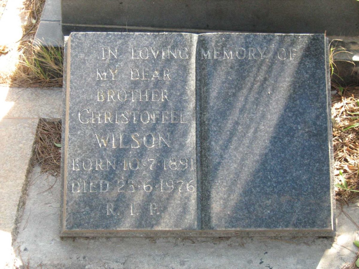 WILSON Christoffel 1891-1976
