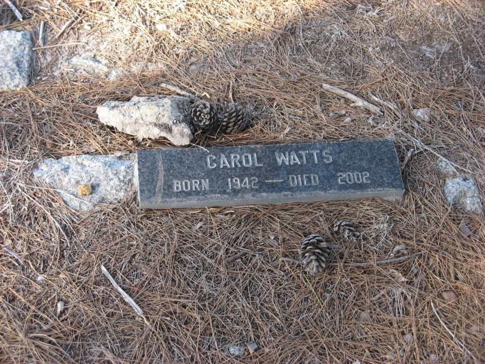 WATTS Carol 1942-2002