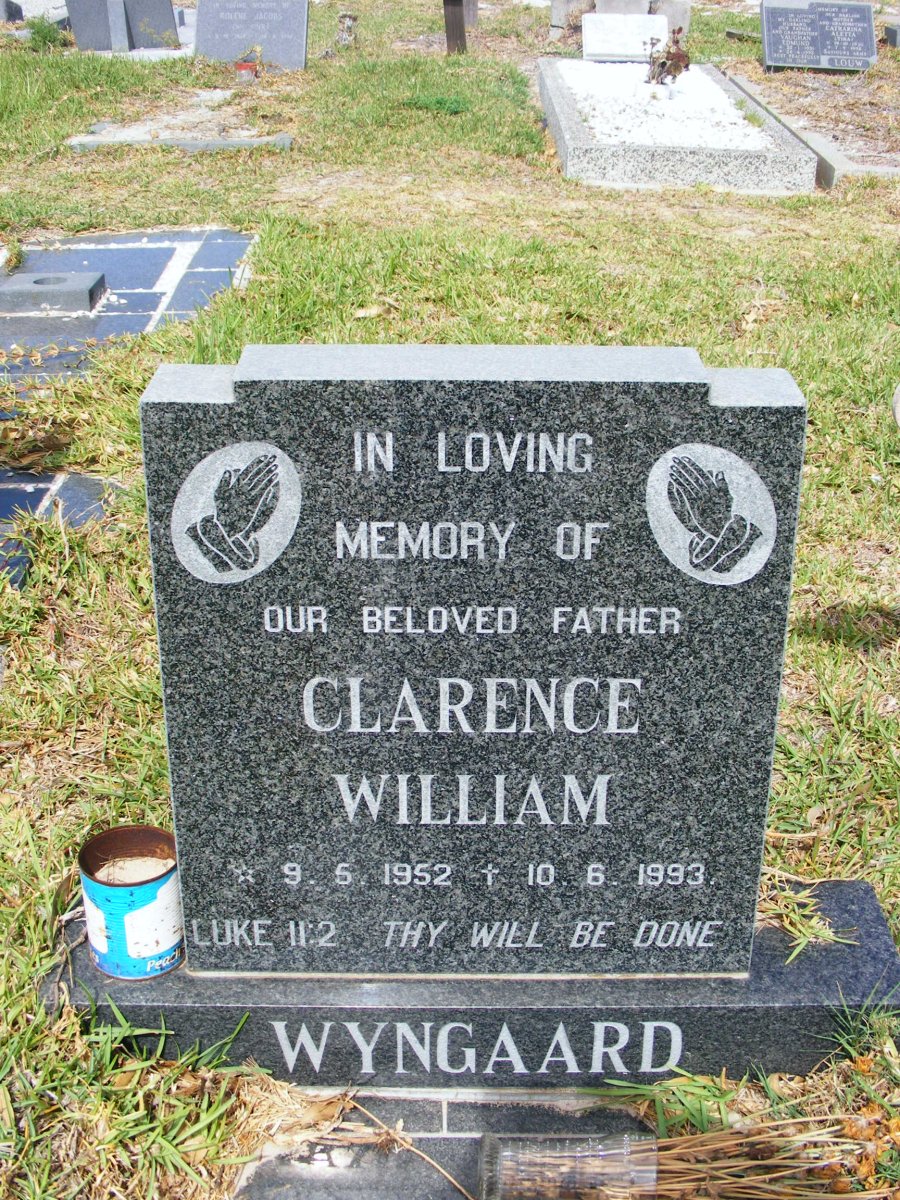 WYNGAARD Clarence William 1952-1993
