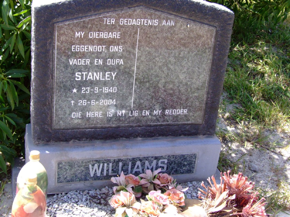 WILLIAMS Stanley 1940-2004