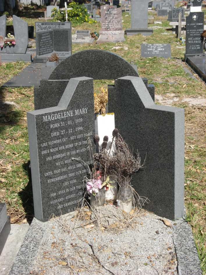 JACOBS Magdelene Mary 1939-1996