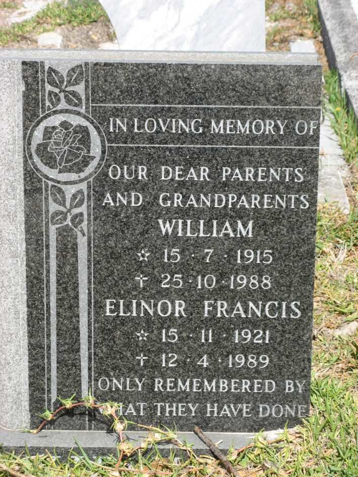 KIEWIETZ William 1915-1988 &amp; Elinor Francis 1921-1989
