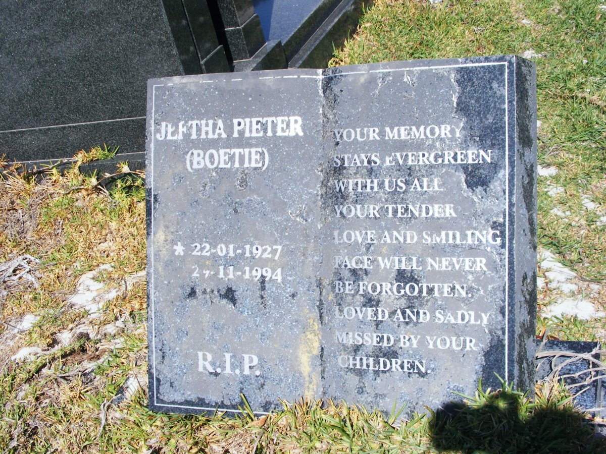 OHLSON Jeftha Pieter 1927-1994