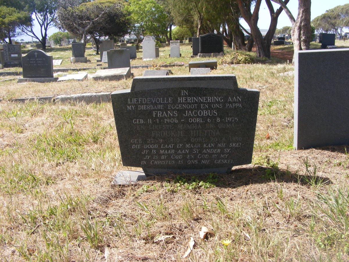 DURR Frans Jacobus 1906-1975 &amp; Froukje Hiltina 1910-1990