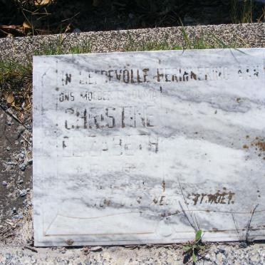 SIMPSON Christine Elizabeth 1928-1991