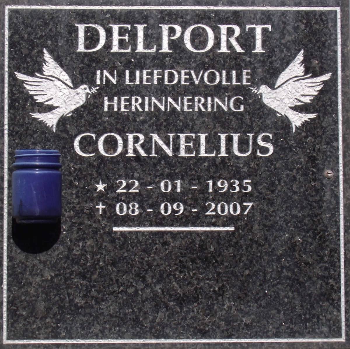 DELPORT Cornelius 1935-2007