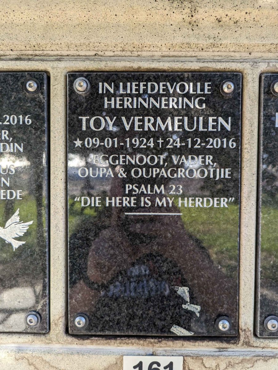 VERMEULEN Toy 1924-2016