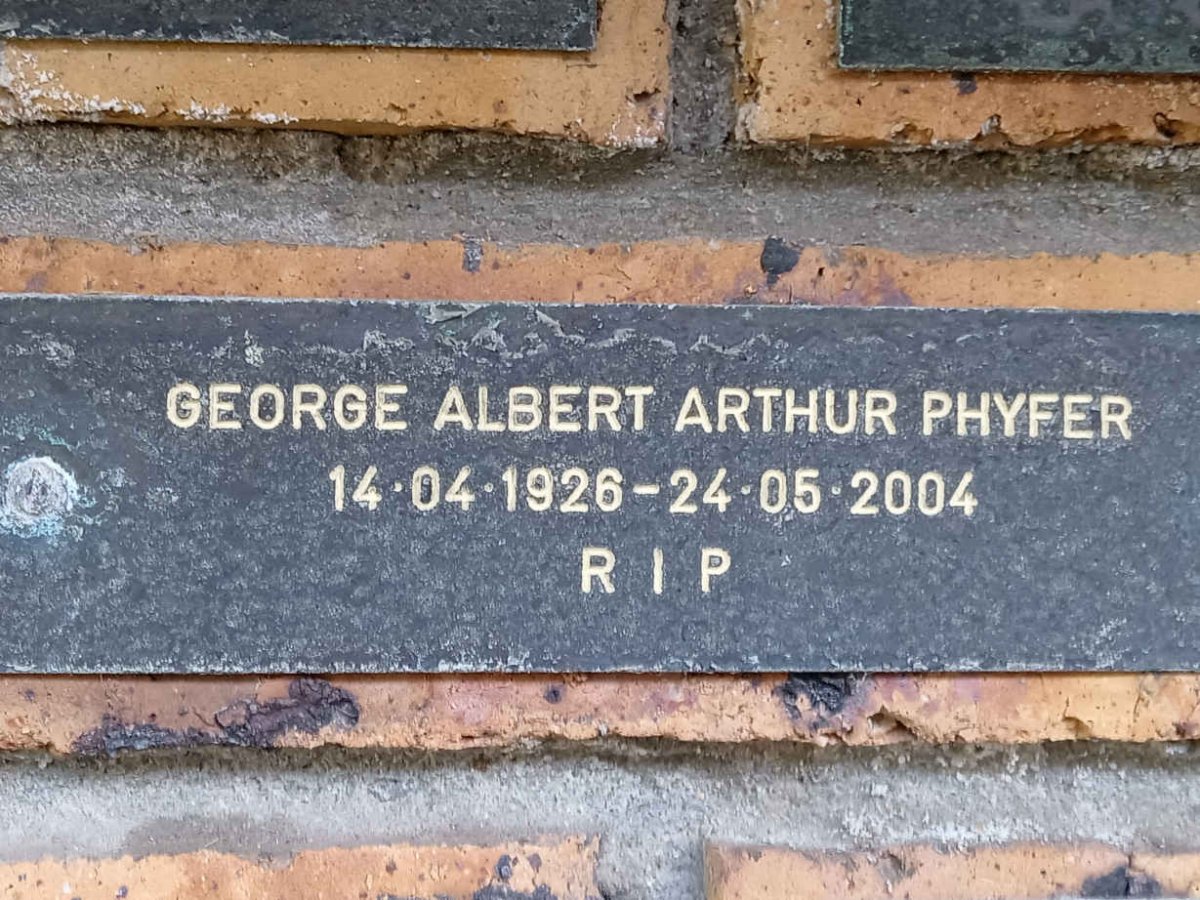PHYFER George Albert Arthur 1926-2004