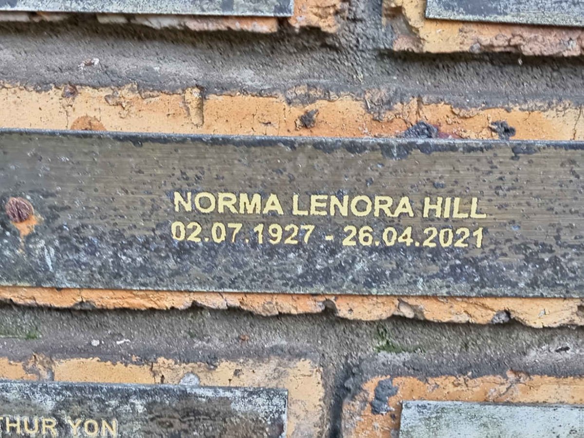 HILL Norma Leonora 1927-2021