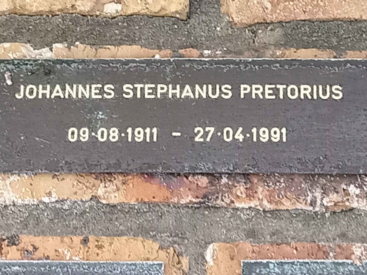 PRETORIUS Johannes Stephanus 1911-1991