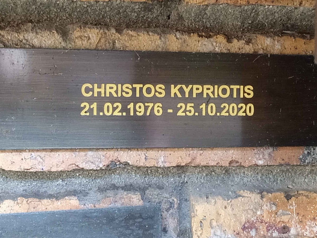 KYPRIOTIS Christos 1976-2020