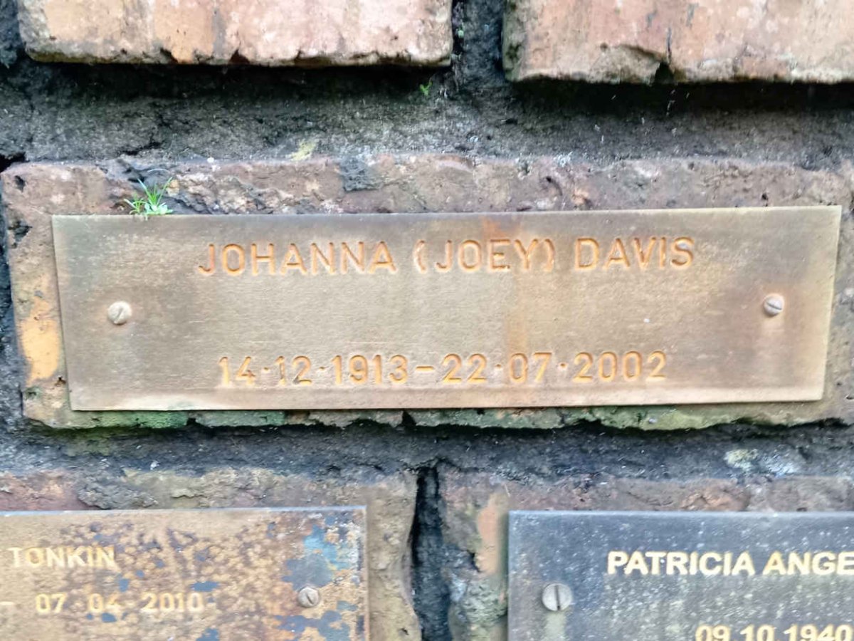 DAVIS Johanna 1913-2002