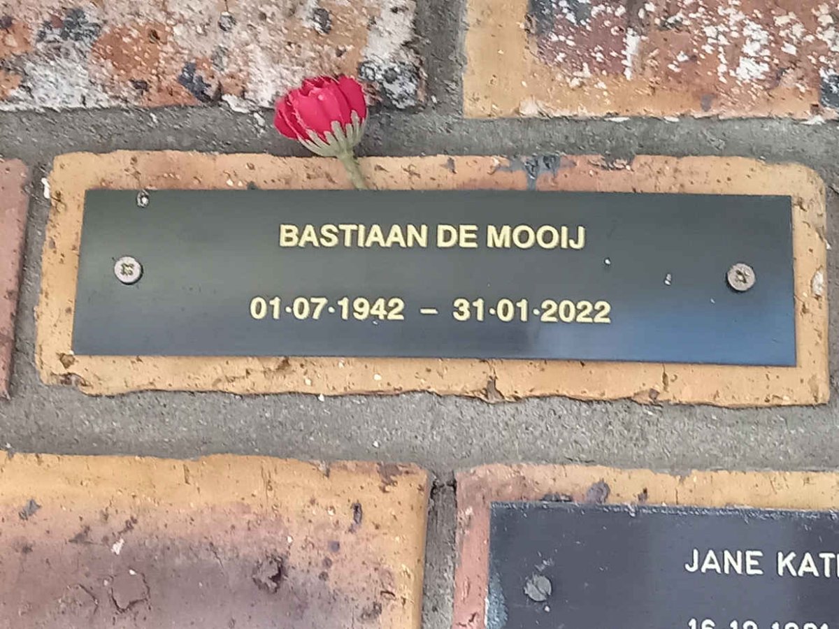 MOOIJ Bastiaan, de 1942-2022