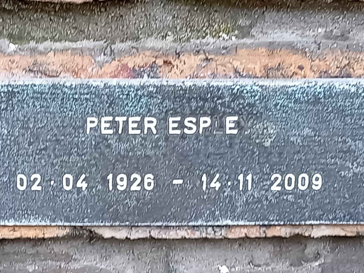 ESPLEY Peter 1926-2009