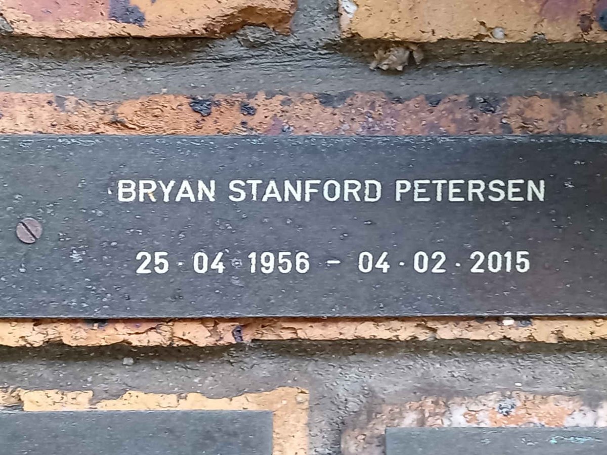 PETERSEN Bryan Stanford 1956-2015