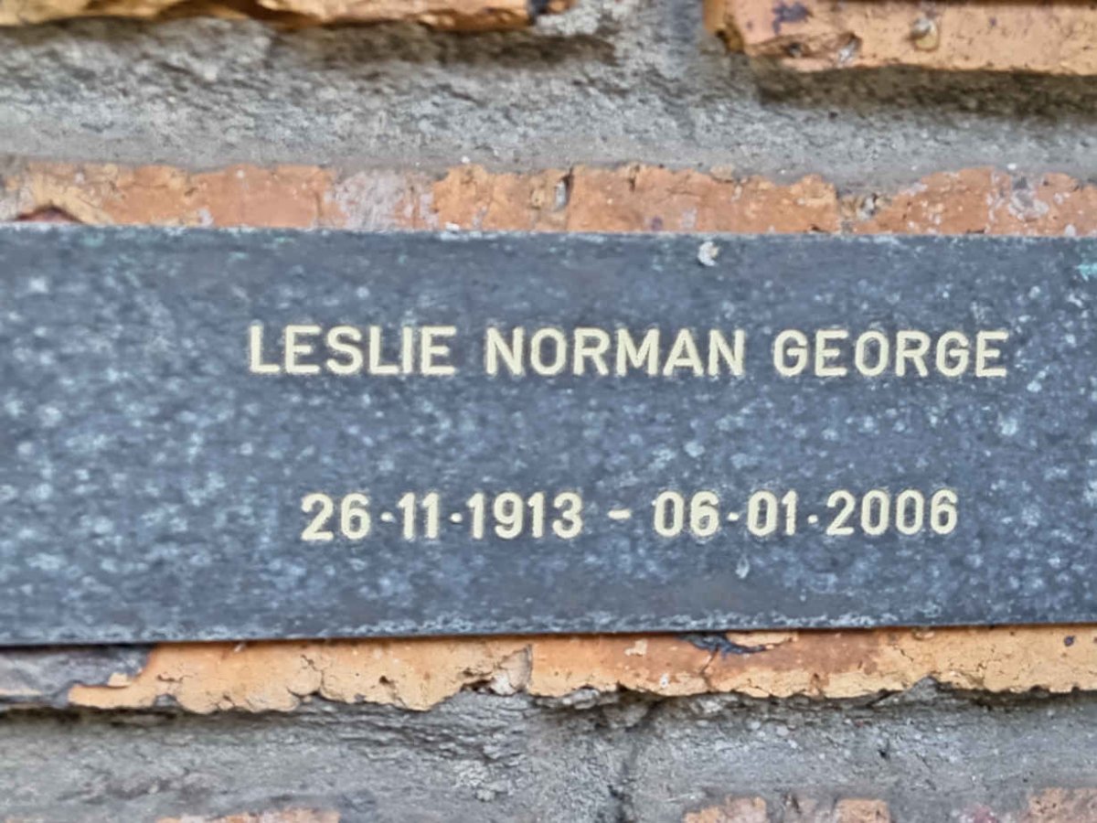 GEORGE Leslie Norman 1913-2006