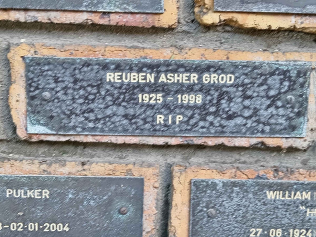 GROD Reuben Asher 1925-1998