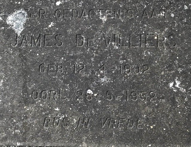 VILLIERS James, de 1902-1952