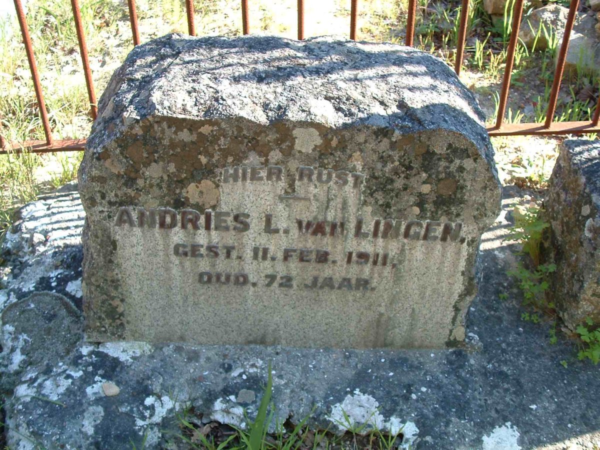LINGEN Andries L., van -1911
