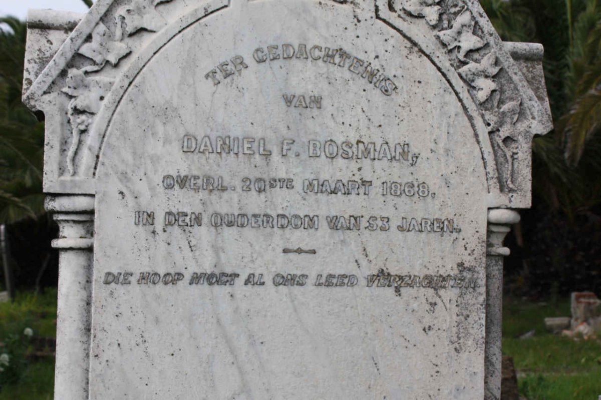 BOSMAN Daniel F. -1868