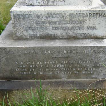 BOTHA Hendrina Jacoba Margaretha nee van HEERDEN 1843-1908