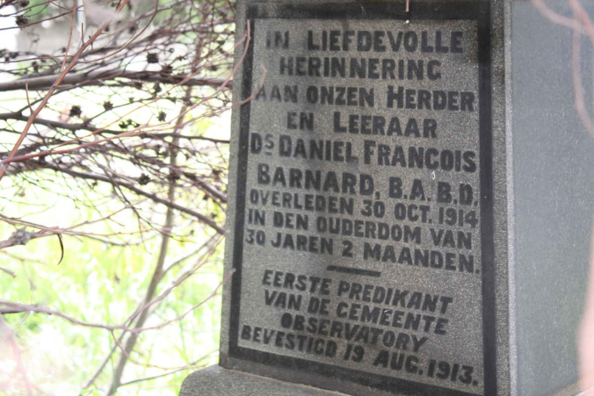 BARNARD Daniel Francois -1914