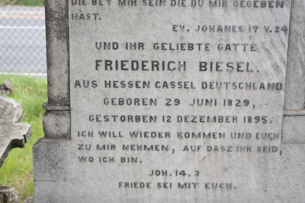 BIESEL Friederich 1829-1895
