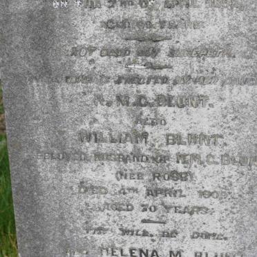 BLUNT William  -1909