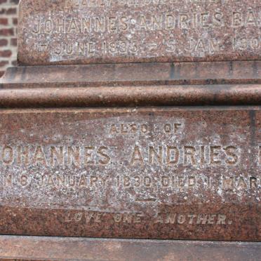 BAM Johannes Andries 1830-1903
