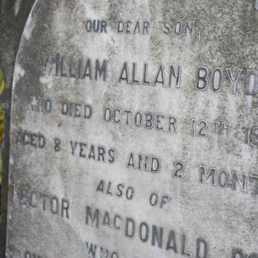BOYD William Allan -1899