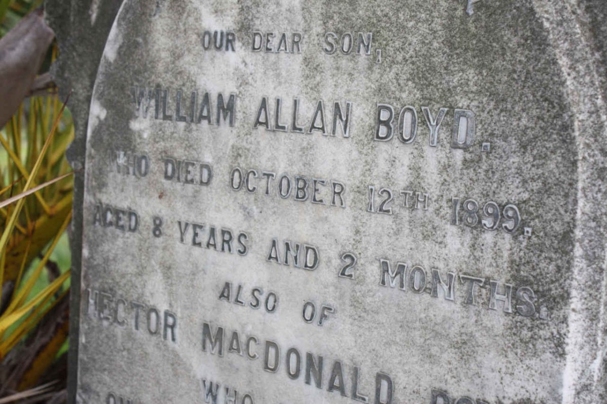 BOYD William Allan -1899