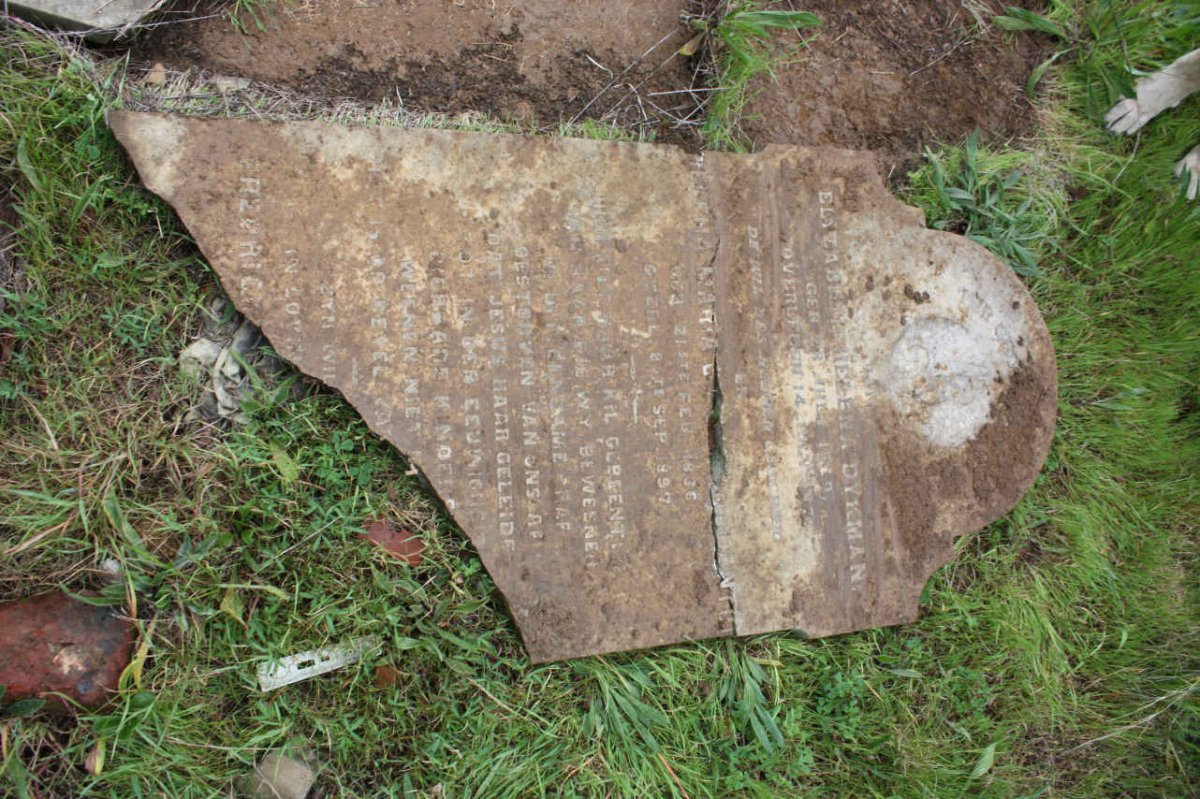 DYKMAN Elizabeth Helena 1869-18?0 :: ? Helena Martha C. nee DANTU 1836-1987 :: ? Fredrick ?