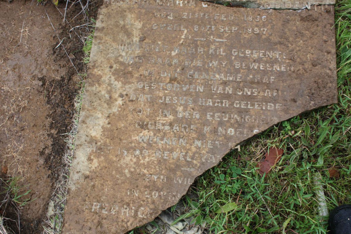 DYKMAN Elizabeth Helena 1869-18?0 :: ? Helena Martha C. nee DANTU 1836-1987 :: ? Fredrick ?