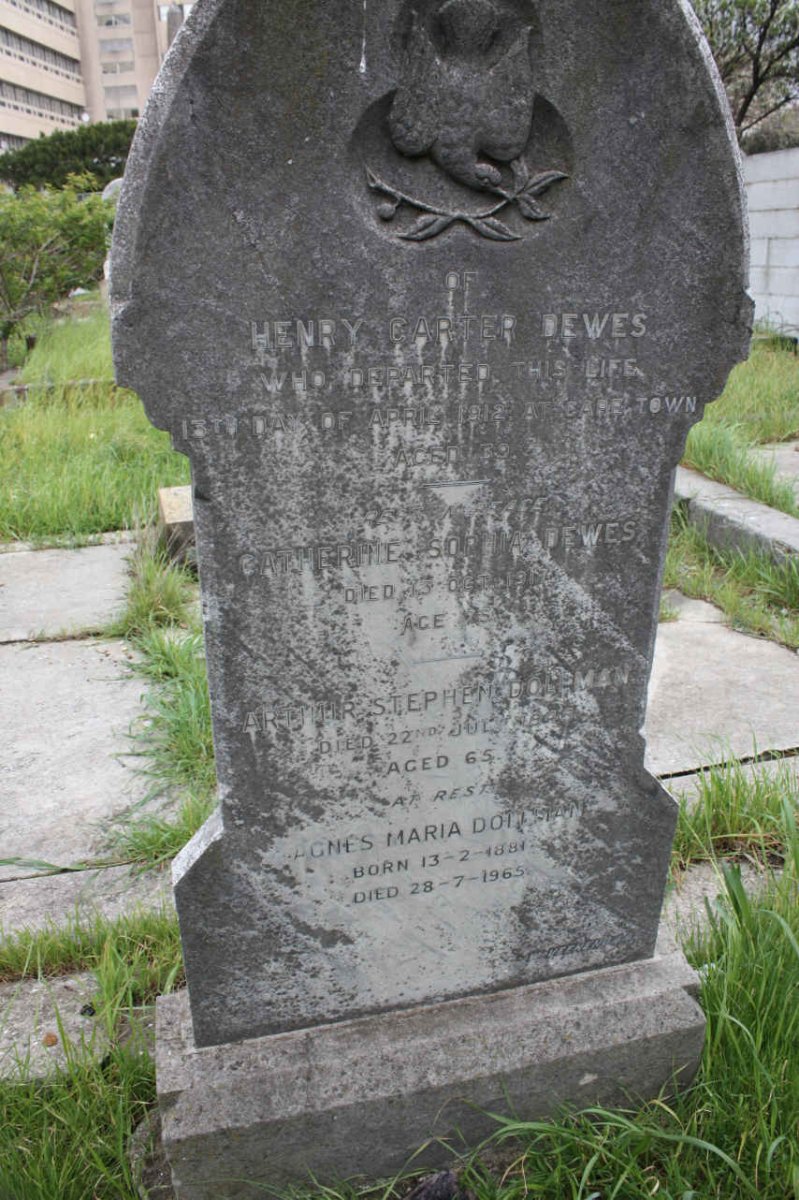 DOLLMAN Arthur Stephen -1945 &amp; Agnes Maria 1881-1965 :: DEWES Henry Carter -1912 &amp; Catherine Sophia -1917
