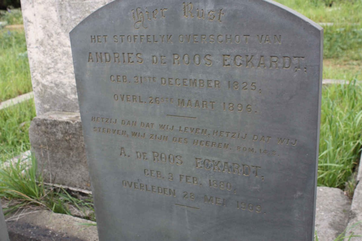 ECKARDT Andries de Roos 1825-1895 :: ECHARDT A. de Roos 1880-1909