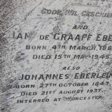 EBERLEIN Jan de Graaff 1882-1945 :: EBERLEIN Johannes 1843-1937