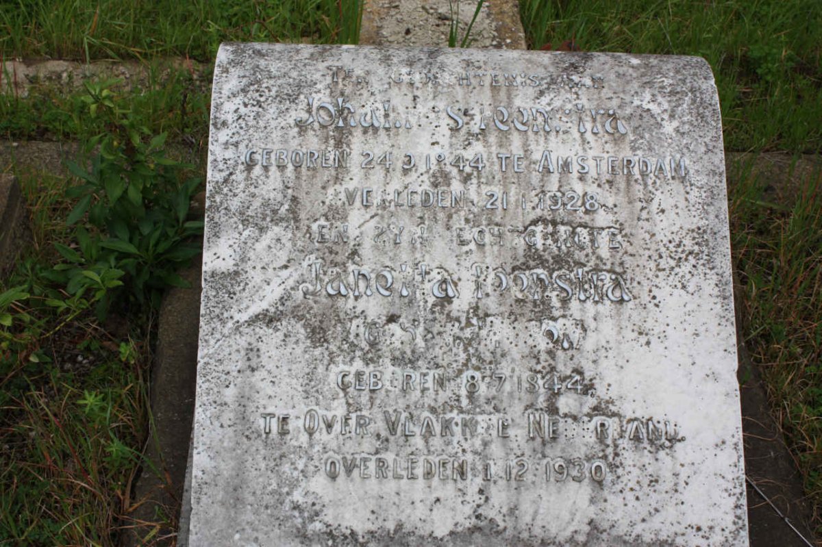 FEENSTRA Johannes 1844-1928 &amp; Janetta van WEZEL 1844-1930