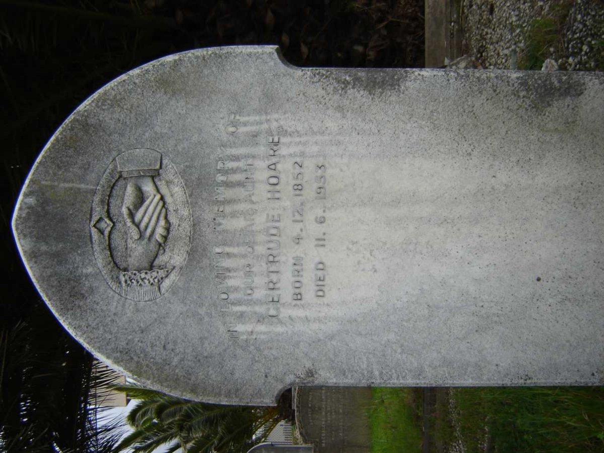 HOARE Gertrude 1852-1953
