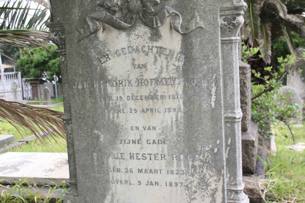 HOFMEYR Jan Hendrik 1819-1893 &amp; J.E. Hester ROOS 1823-1897