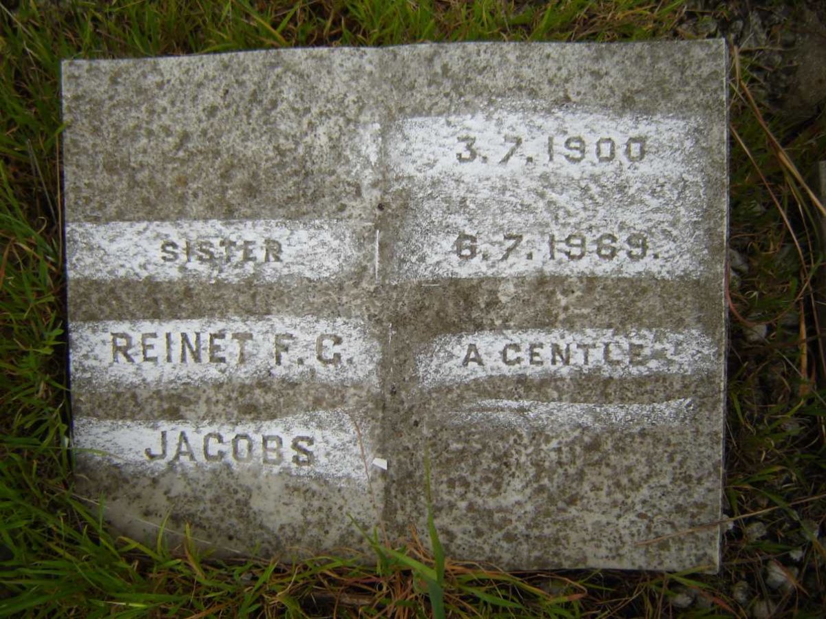 JACOBS Reinet F.C. 1900-1969