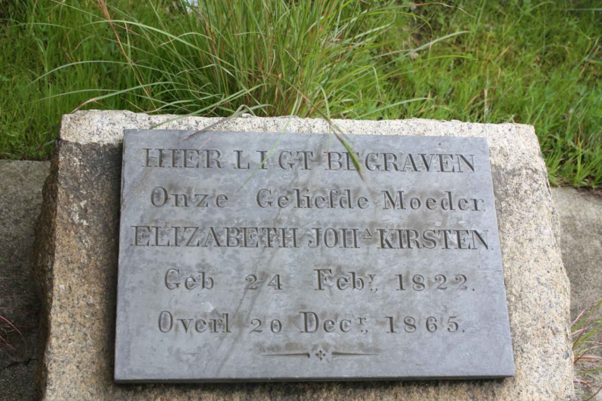 KIRSTEN Elizabeth Joh. 1822-1865