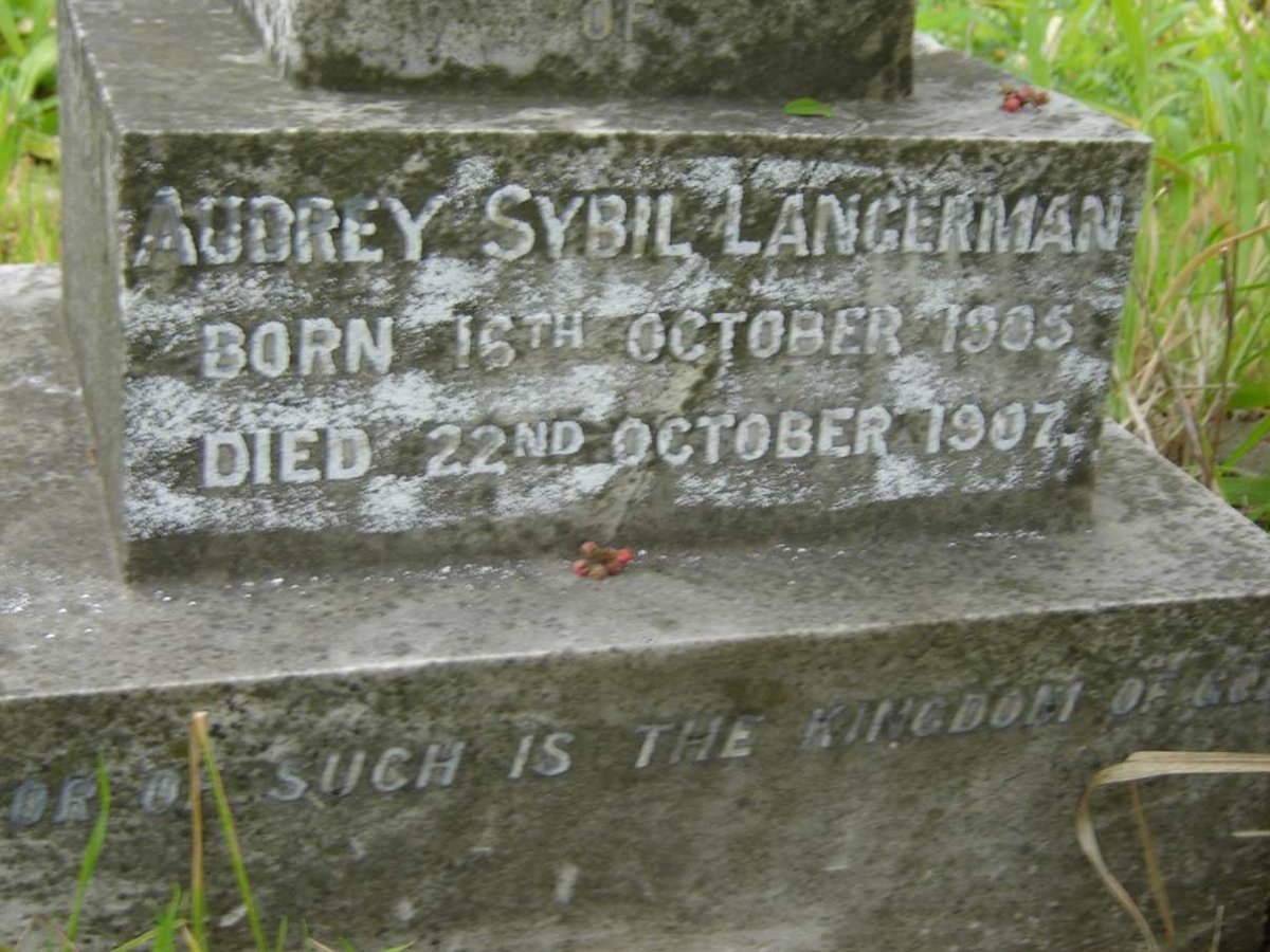 LANGERMAN Audrey Sybil 1905-1907